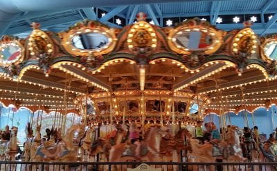 A carousel in motion. Photo by Grace Rodriguez.