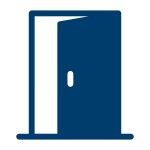 Icon of open door