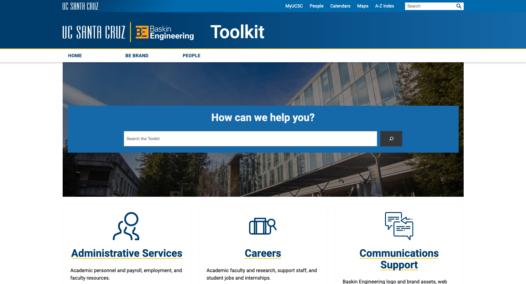 The Baskin Engineering toolkit websites 