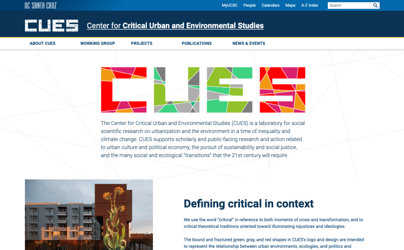 Center for Critical Urban and Environmental Studies